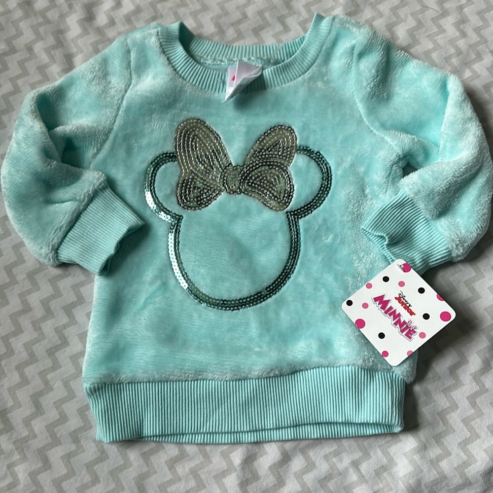 Babygirl Supersoft Minnie Crew Sweater (18M)
